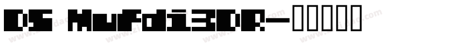 DS Mufdi3DR字体转换